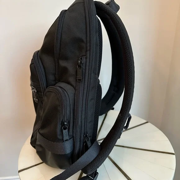 Tumi Alpha Bravo Navigation Backpack in Black - Picture 4 of 5